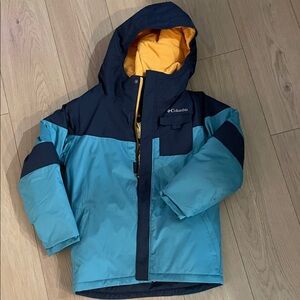 Columbia Kids Two-Tone Blue Puffer Ski Jacket